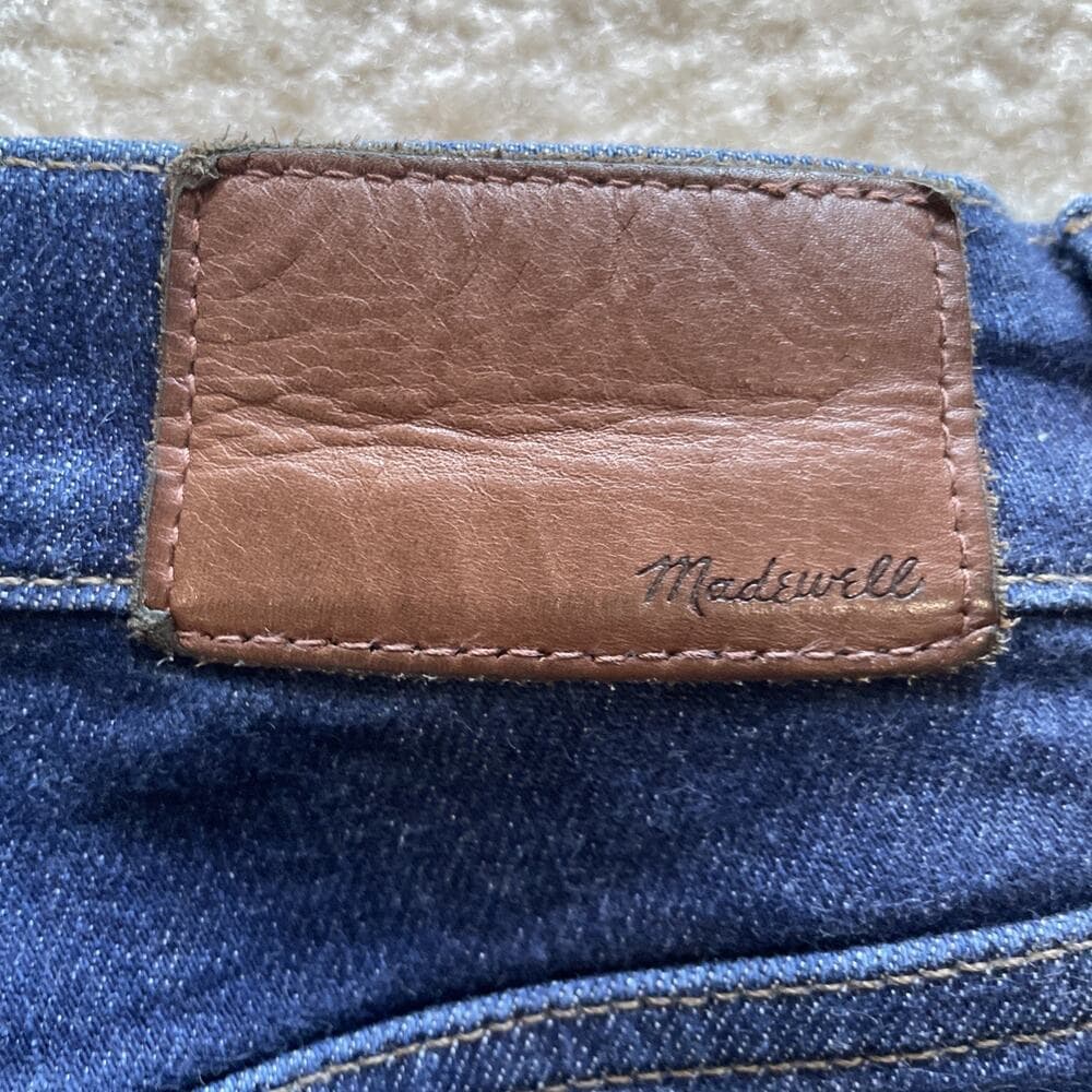 Madewell Jeans Womens 27 Petite Blue 9” Mid-Rise Skinny Denim Excellent PreOwned - Thumbnail 9