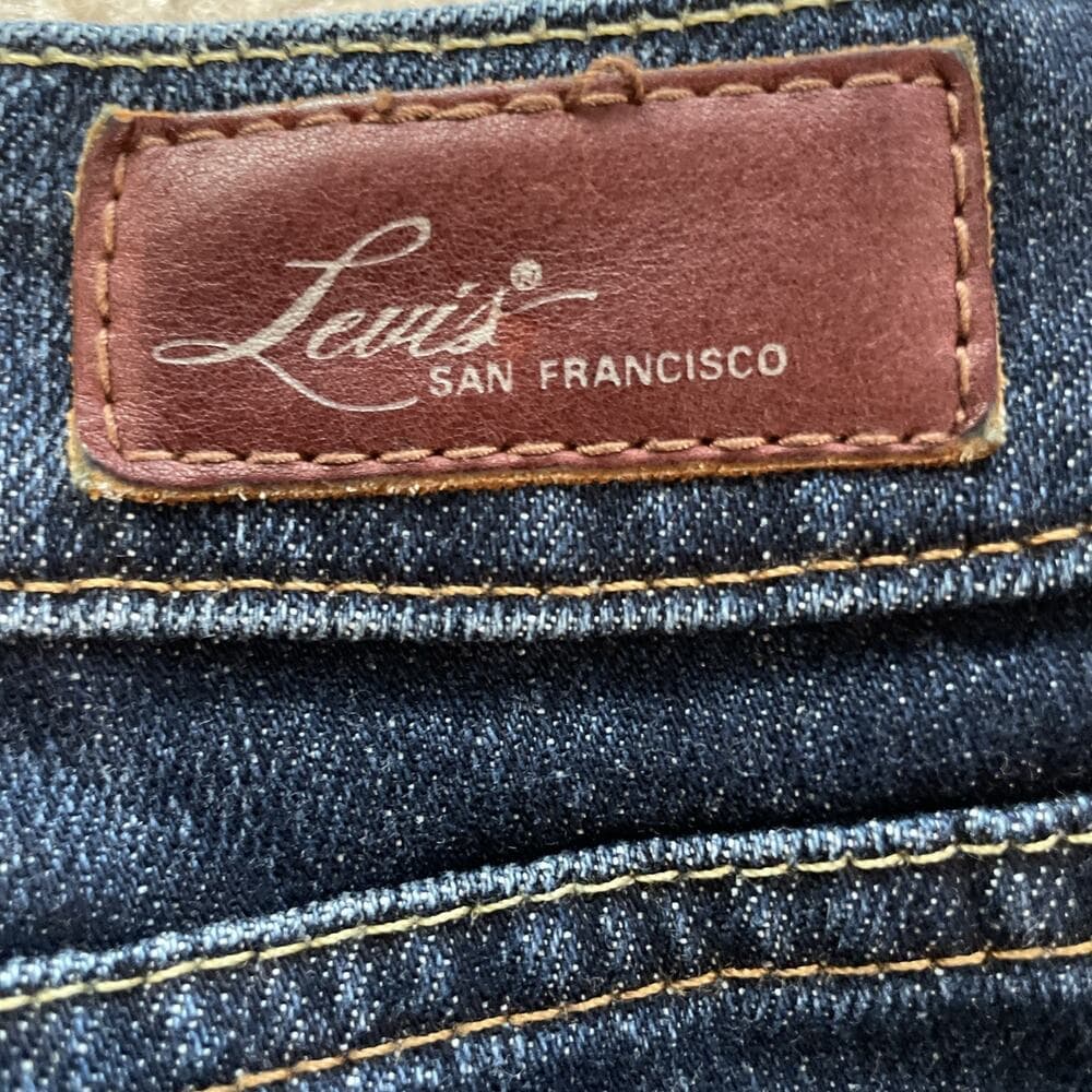 Levis Bold Curve Bootcut Jeans Womens Size 28 Preowned Excellent Blue - Thumbnail 8