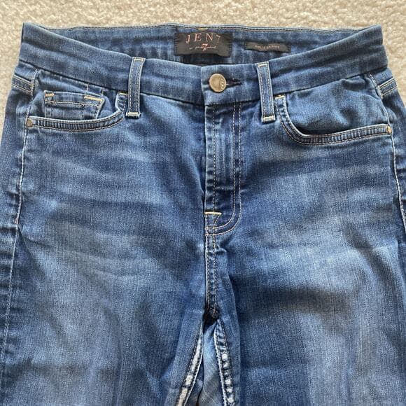 7 For All Mankind Jeans Jen7 Ankle Skinny Womens Size 2 Preowned - Thumbnail 12