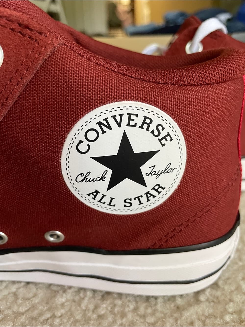 NWB Converse Malden Street Mid “Rottin Apple” Canvas Sneaker Men 10 Women 12 - Thumbnail 3
