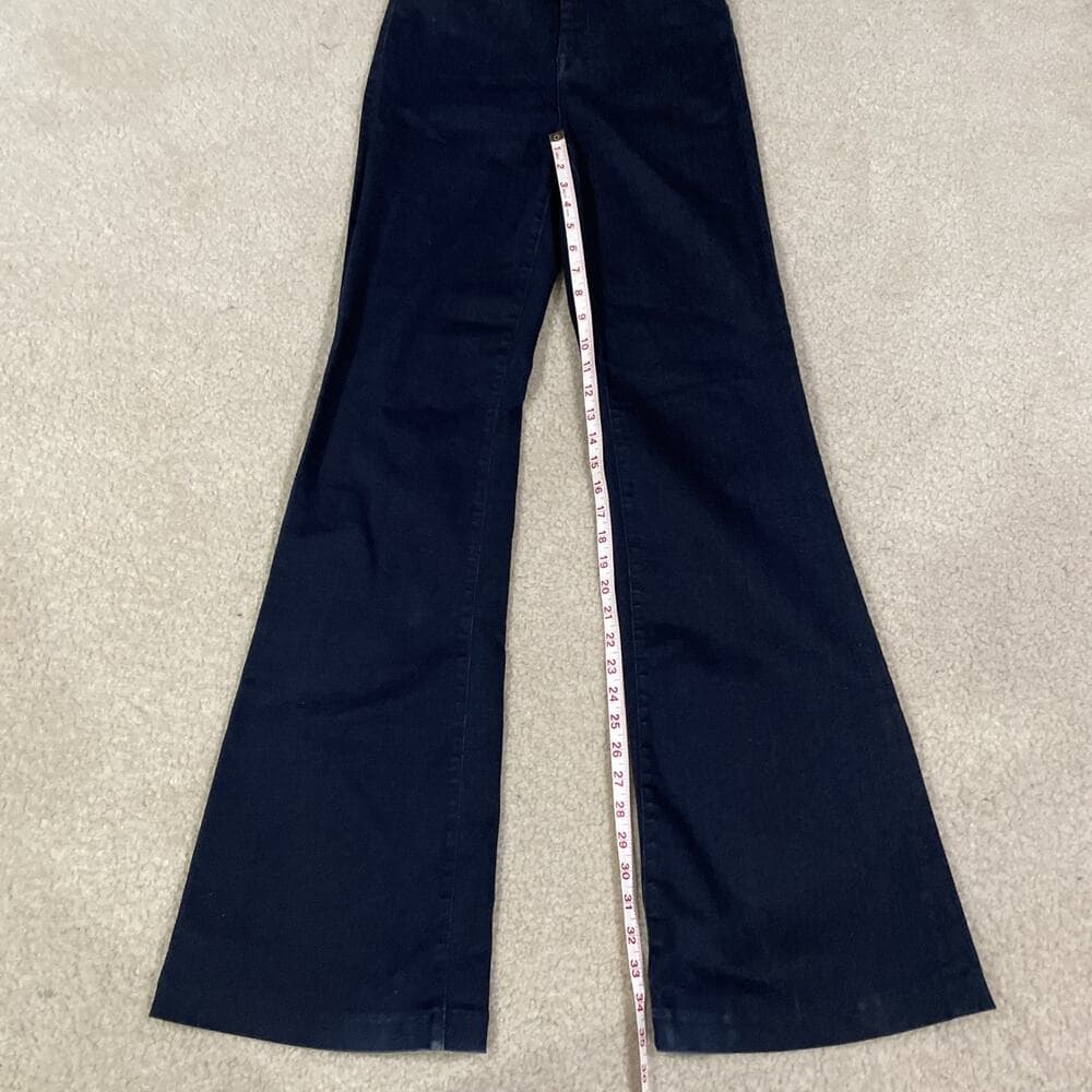J Brand Womens Jeans Size 28 Dark Blue Flare Leg Preowned Excellent - Thumbnail 7