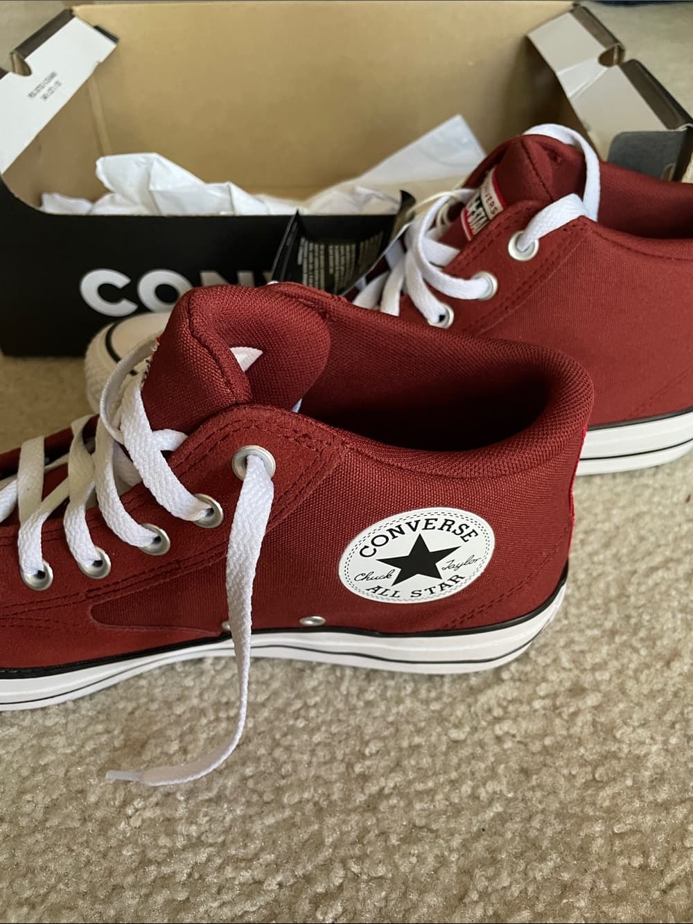 NWB Converse Malden Street Mid “Rottin Apple” Canvas Sneaker Men 10 Women 12 - Thumbnail 2