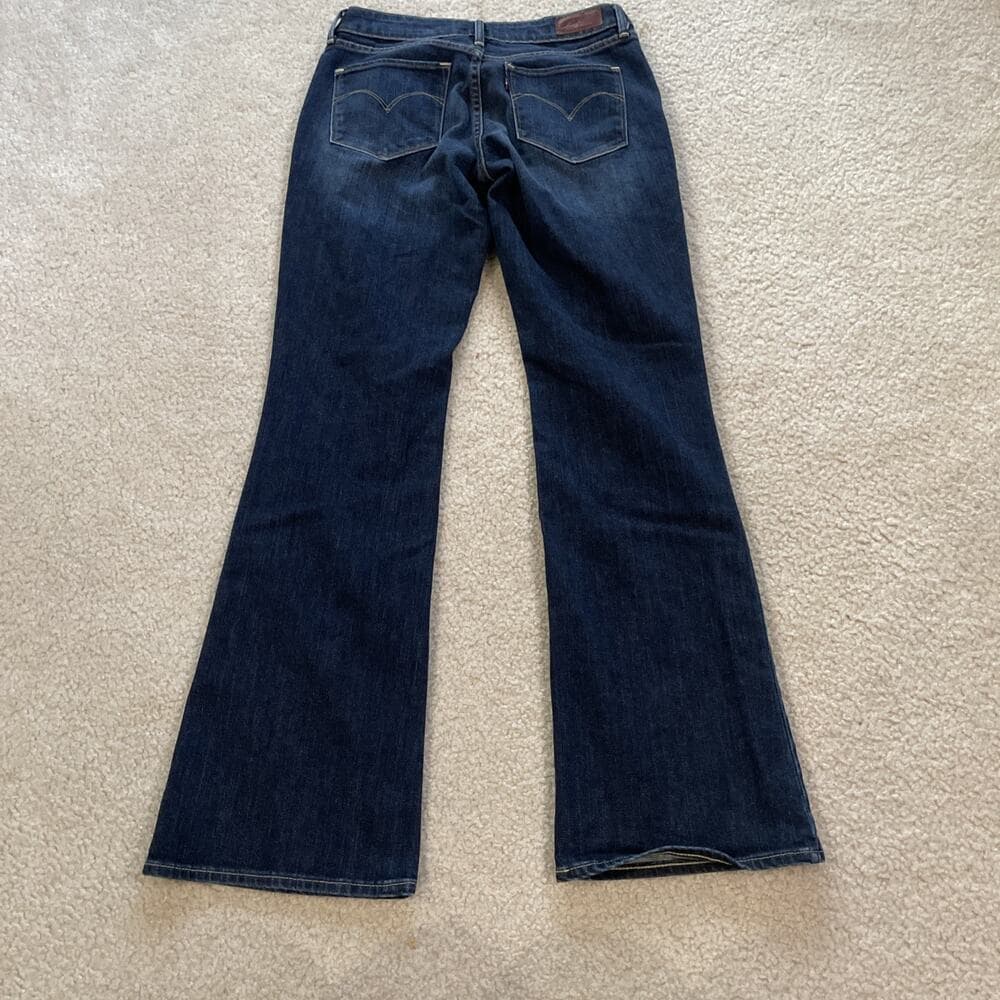 Levis Bold Curve Bootcut Jeans Womens Size 28 Preowned Excellent Blue - Thumbnail 6