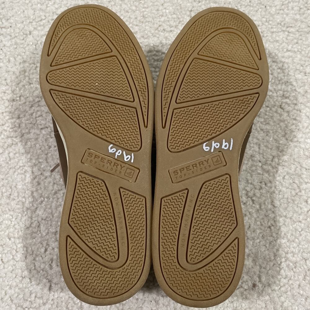Sperry Topsider Brown Boat Shoes Womens Size 6w Preowned Excellent - Thumbnail 2