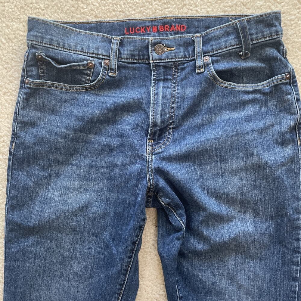 Lucky Brand Jeans Mens 32x30 Athletic Straight Blue Preowned Good - Thumbnail 10