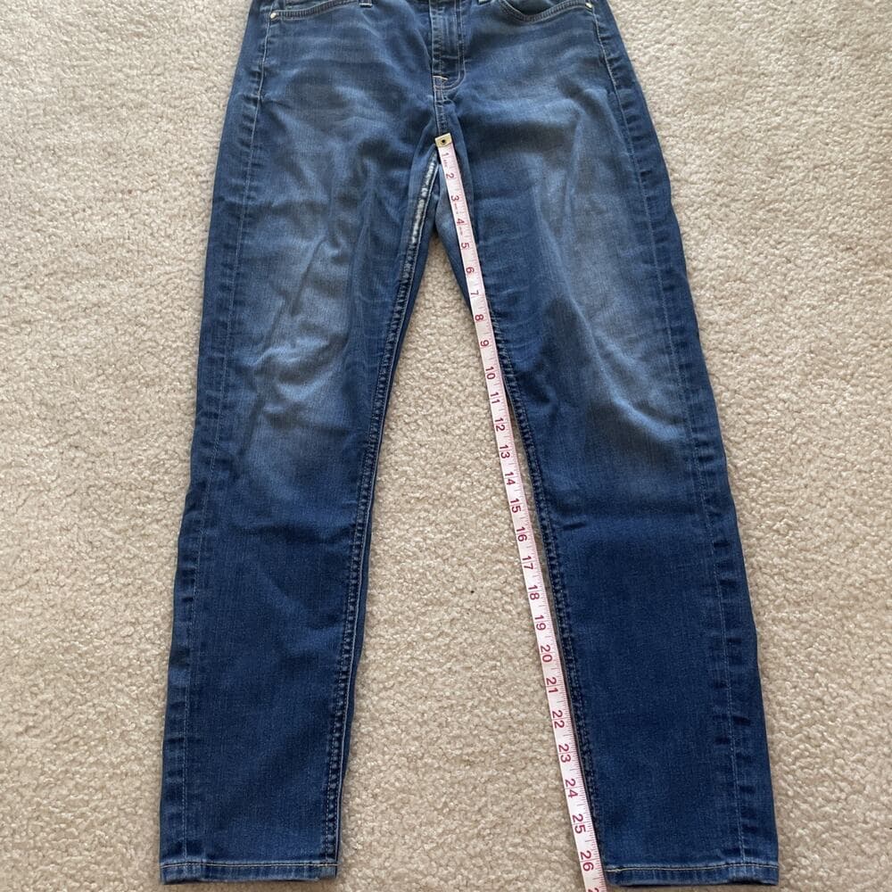 7 For All Mankind Jeans Jen7 Ankle Skinny Womens Size 2 Preowned - Thumbnail 4