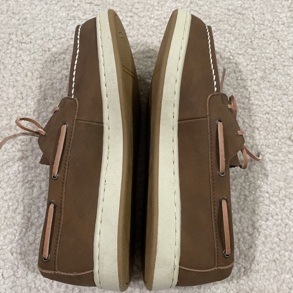 Sperry Topsider Brown Boat Shoes Womens Size 6w Preowned Excellent - Thumbnail 4