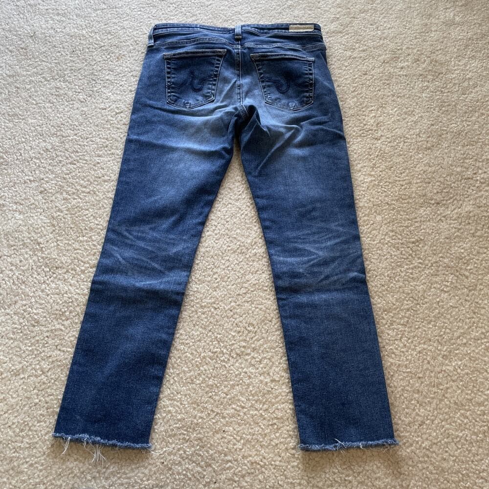 Adriano Goldschmied AG The Stilt Cigarette Crop Jeans Women's Size 28 Excellent - Thumbnail 10
