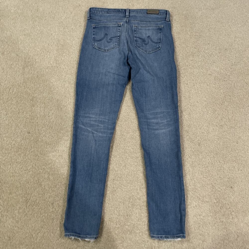 Adriano Goldschmeid Prima Cigarette Leg Womens Jeans Size 28 Blue - Thumbnail 9