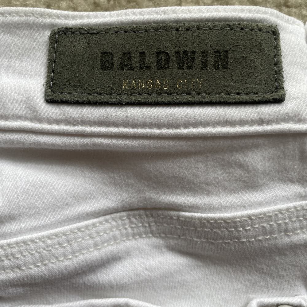 Baldwin Kansas City White Jeans Womens Size 26 Stretch Preowned - Thumbnail 7