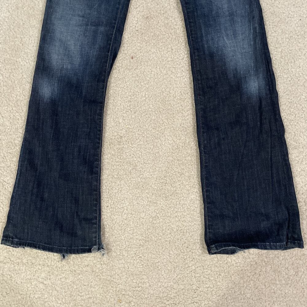 Citizens Of Humanity Womens Jeans Kelly 001 Low Waist Bootcut Size 28 Distressed - Thumbnail 3
