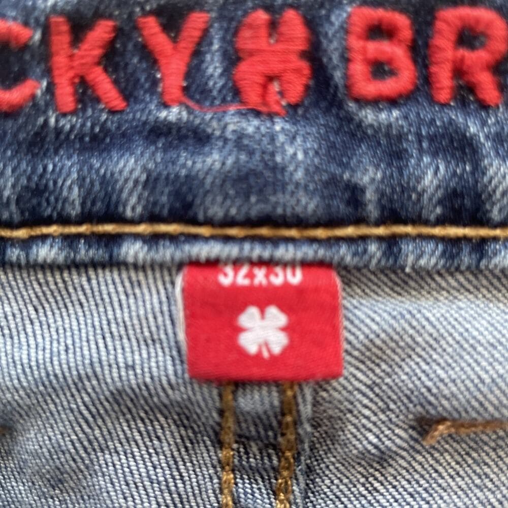 Lucky Brand Jeans Mens 32x30 Athletic Straight Blue Preowned Good - Thumbnail 2