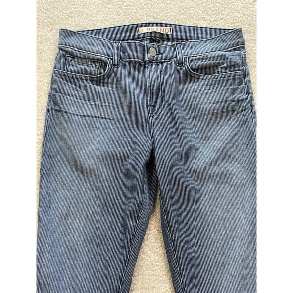 J Brand Womens Cass Vin Stripe w Zippers at Ankles Size 30 Preowned Excellent - Thumbnail 15