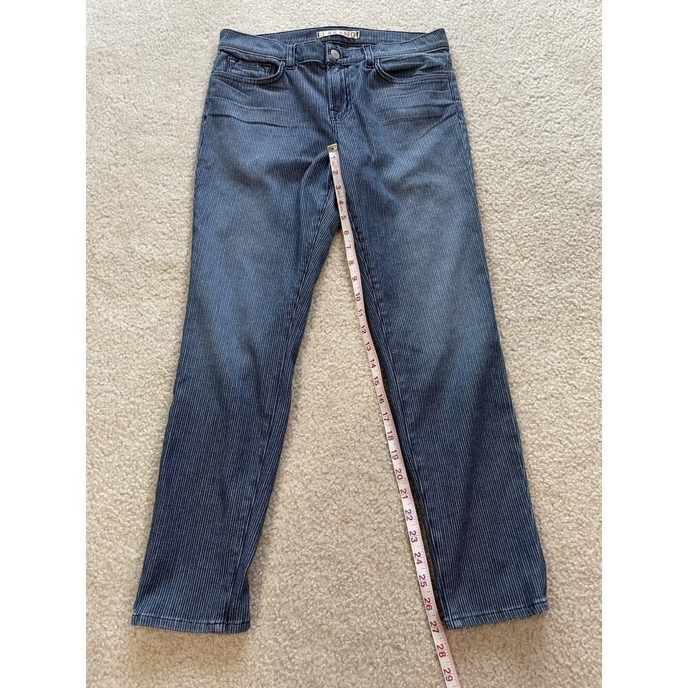 J Brand Womens Cass Vin Stripe w Zippers at Ankles Size 30 Preowned Excellent - Thumbnail 7