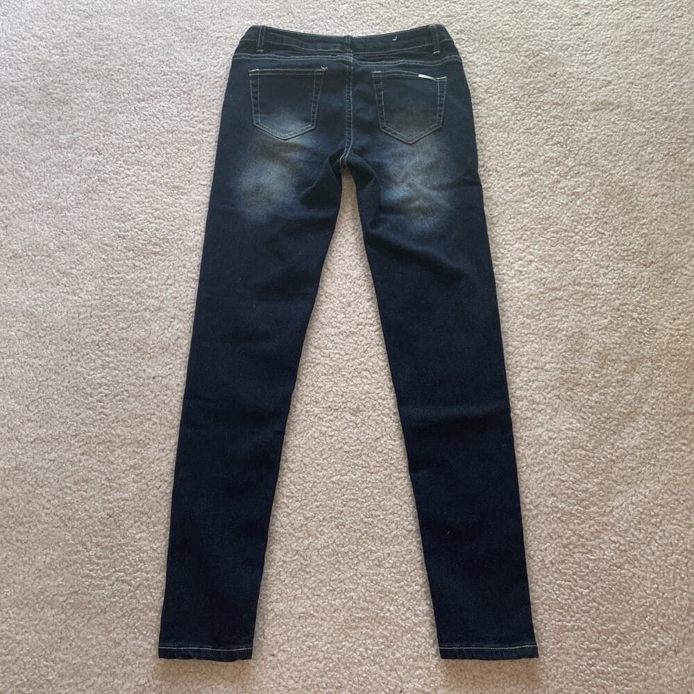 Free Culture Womens Jeans Size 7 Skinny Distressed Preowned Excellent - Thumbnail 9