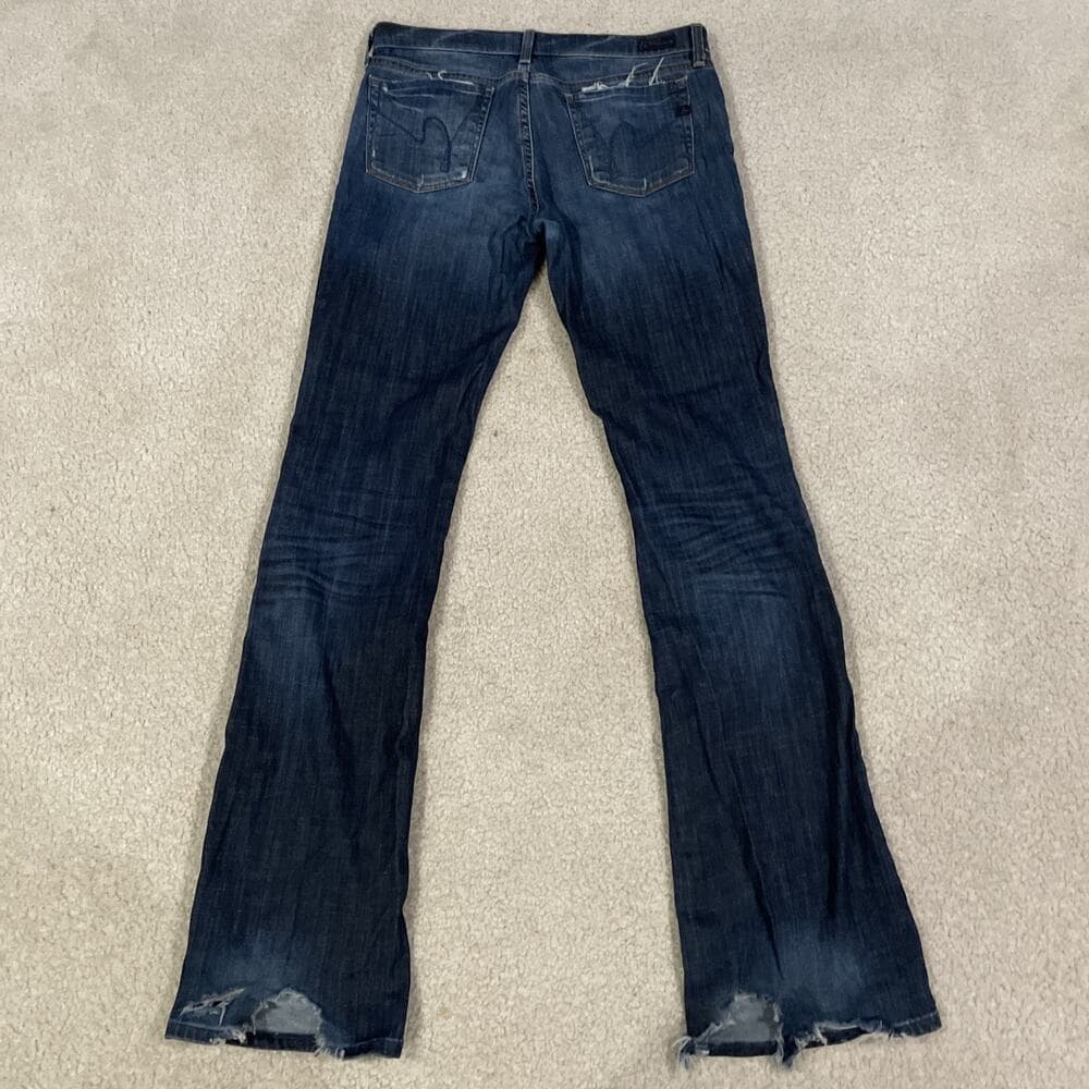 Citizens Of Humanity Womens Jeans Kelly 001 Low Waist Bootcut Size 28 Distressed - Thumbnail 11