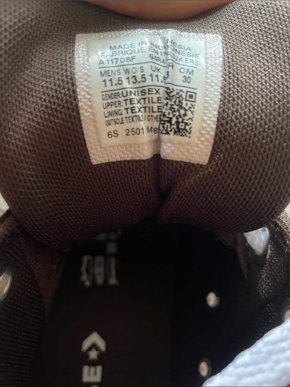 NWB Converse Malden Street Mid Grounded Brown Canvas Sneaker Men 11.5 Women 13.5 - Thumbnail 5