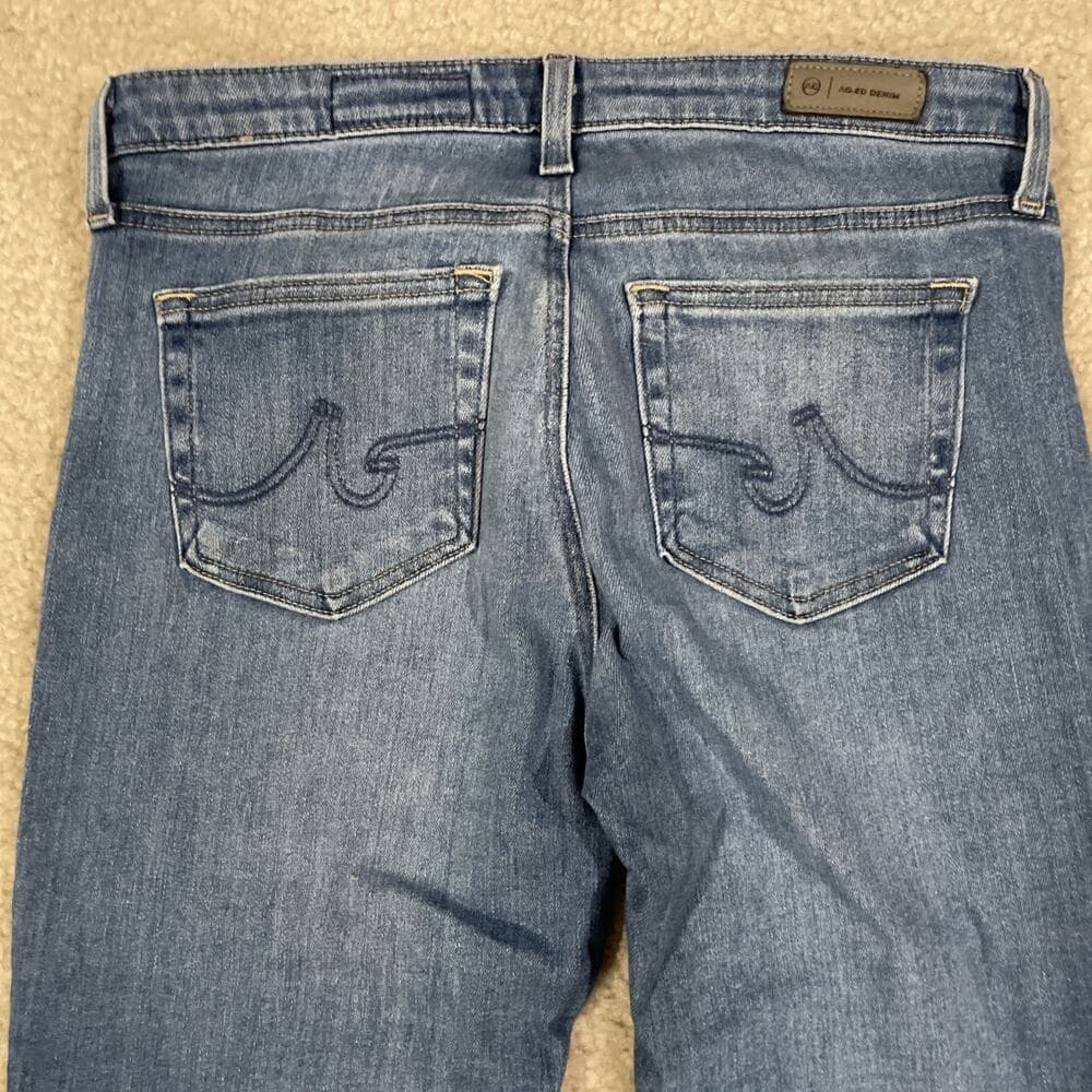 Adriano Goldschmeid Prima Cigarette Leg Womens Jeans Size 28 Blue - Thumbnail 10