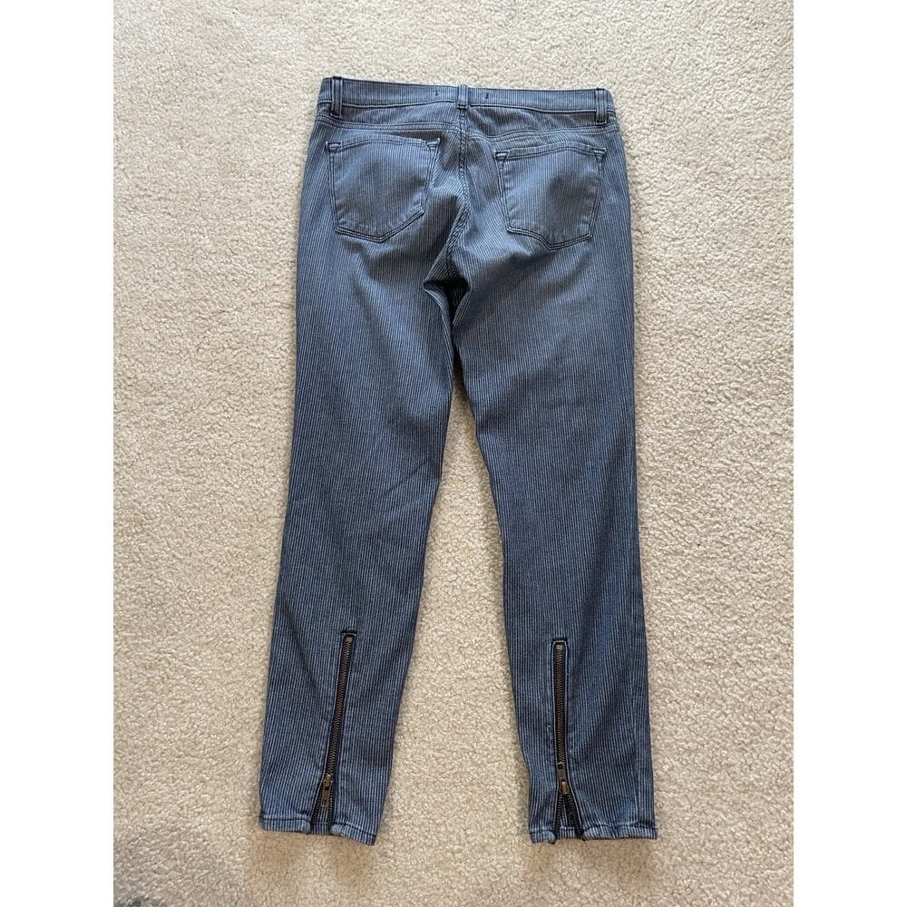 J Brand Womens Cass Vin Stripe w Zippers at Ankles Size 30 Preowned Excellent - Thumbnail 11