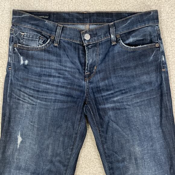 Citizens Of Humanity Womens Jeans Kelly 001 Low Waist Bootcut Size 28 Distressed - Thumbnail 17