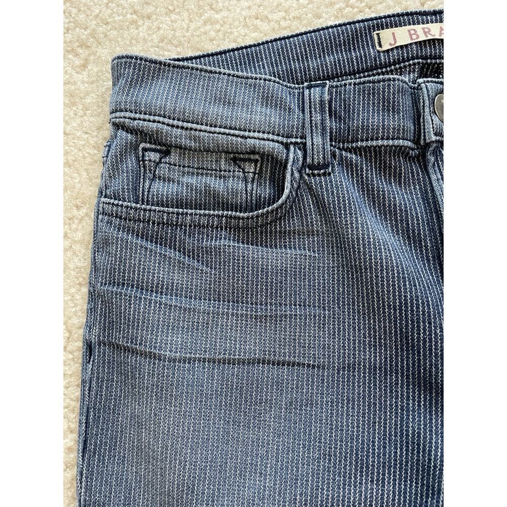 J Brand Womens Cass Vin Stripe w Zippers at Ankles Size 30 Preowned Excellent - Thumbnail 4