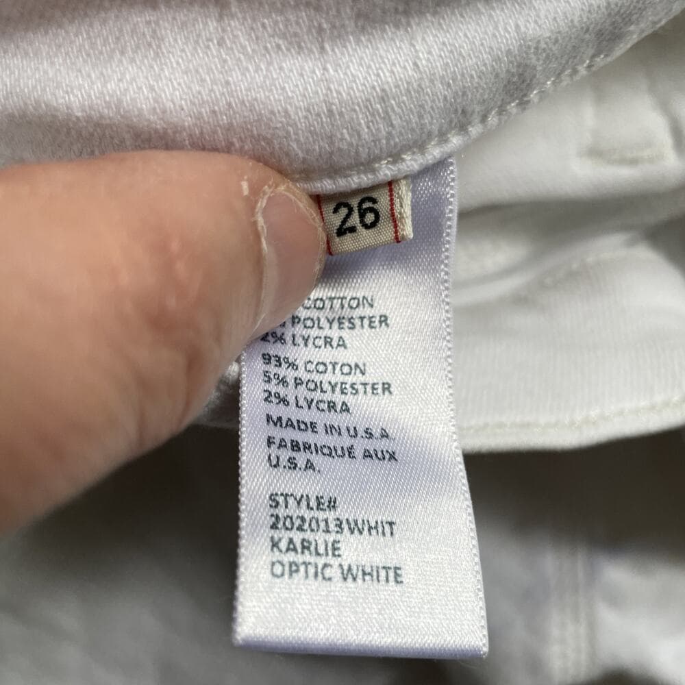 Baldwin Kansas City White Jeans Womens Size 26 Stretch Preowned - Thumbnail 8
