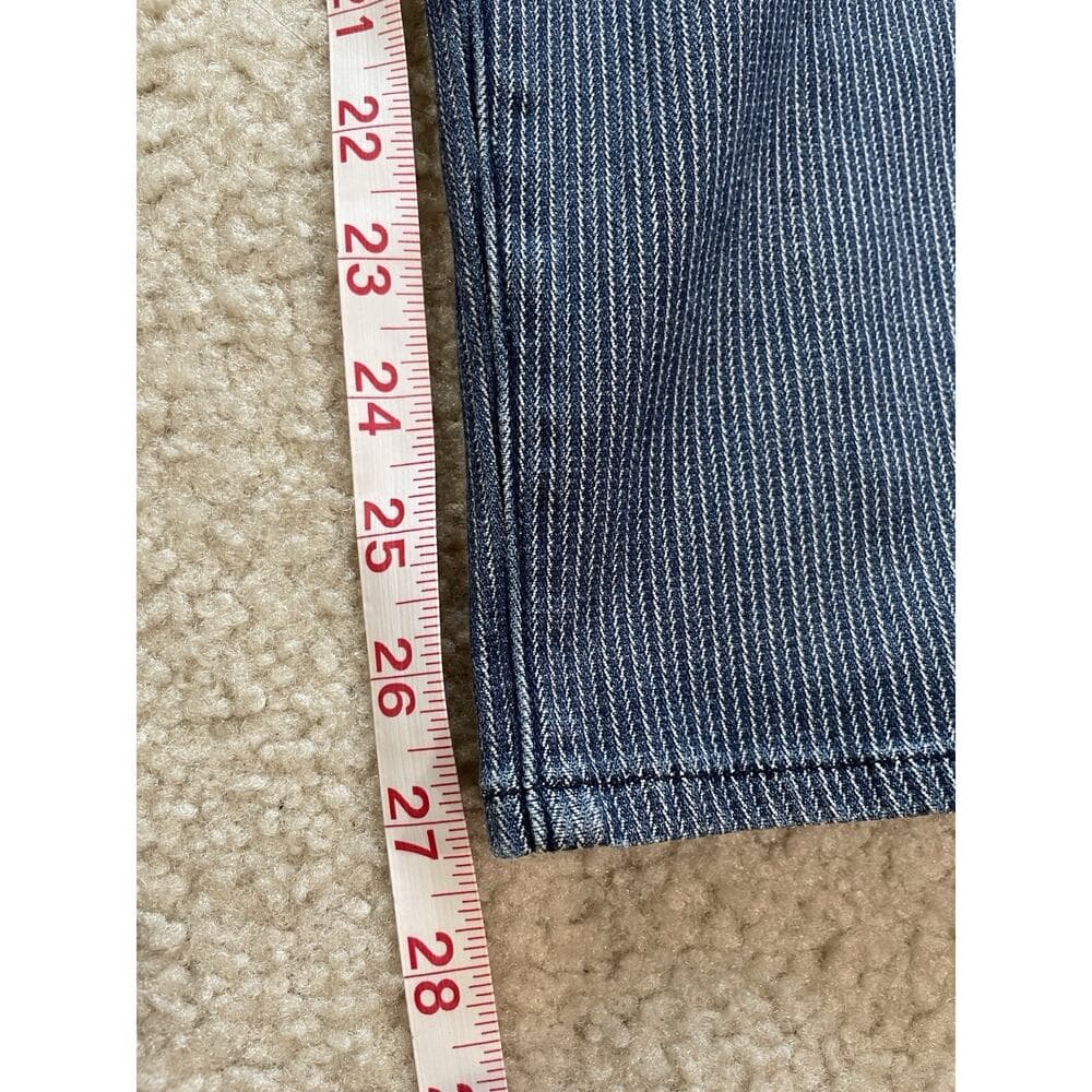 J Brand Womens Cass Vin Stripe w Zippers at Ankles Size 30 Preowned Excellent - Thumbnail 8