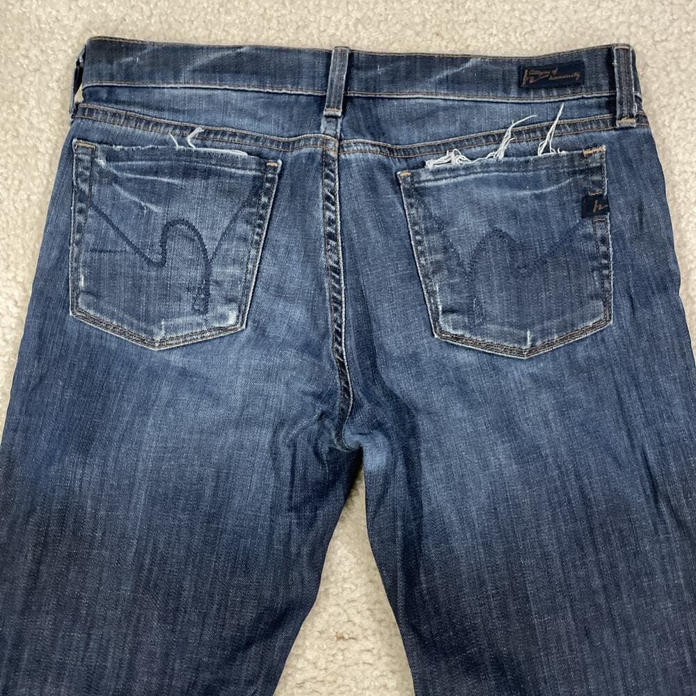 Citizens Of Humanity Womens Jeans Kelly 001 Low Waist Bootcut Size 28 Distressed - Thumbnail 12