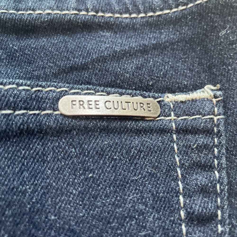 Free Culture Womens Jeans Size 7 Skinny Distressed Preowned Excellent - Thumbnail 11