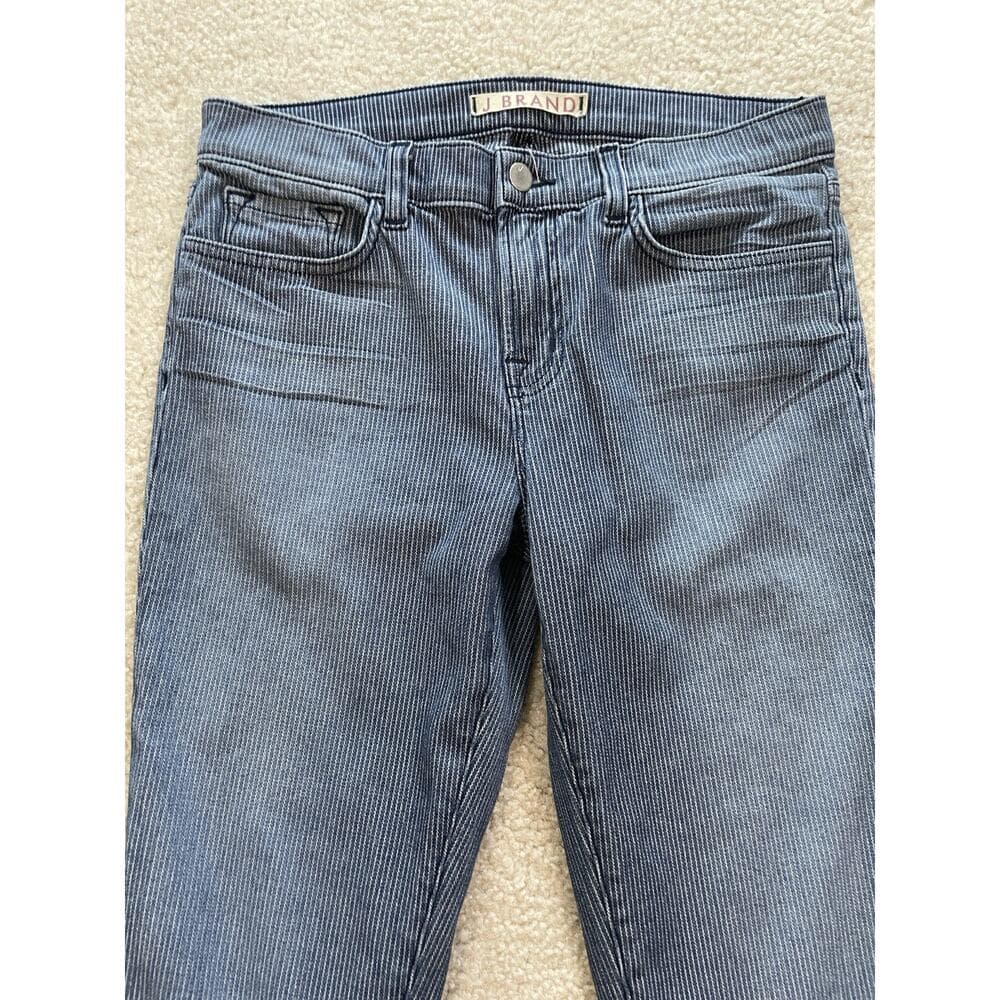 J Brand Womens Cass Vin Stripe w Zippers at Ankles Size 30 Preowned Excellent - Thumbnail 14