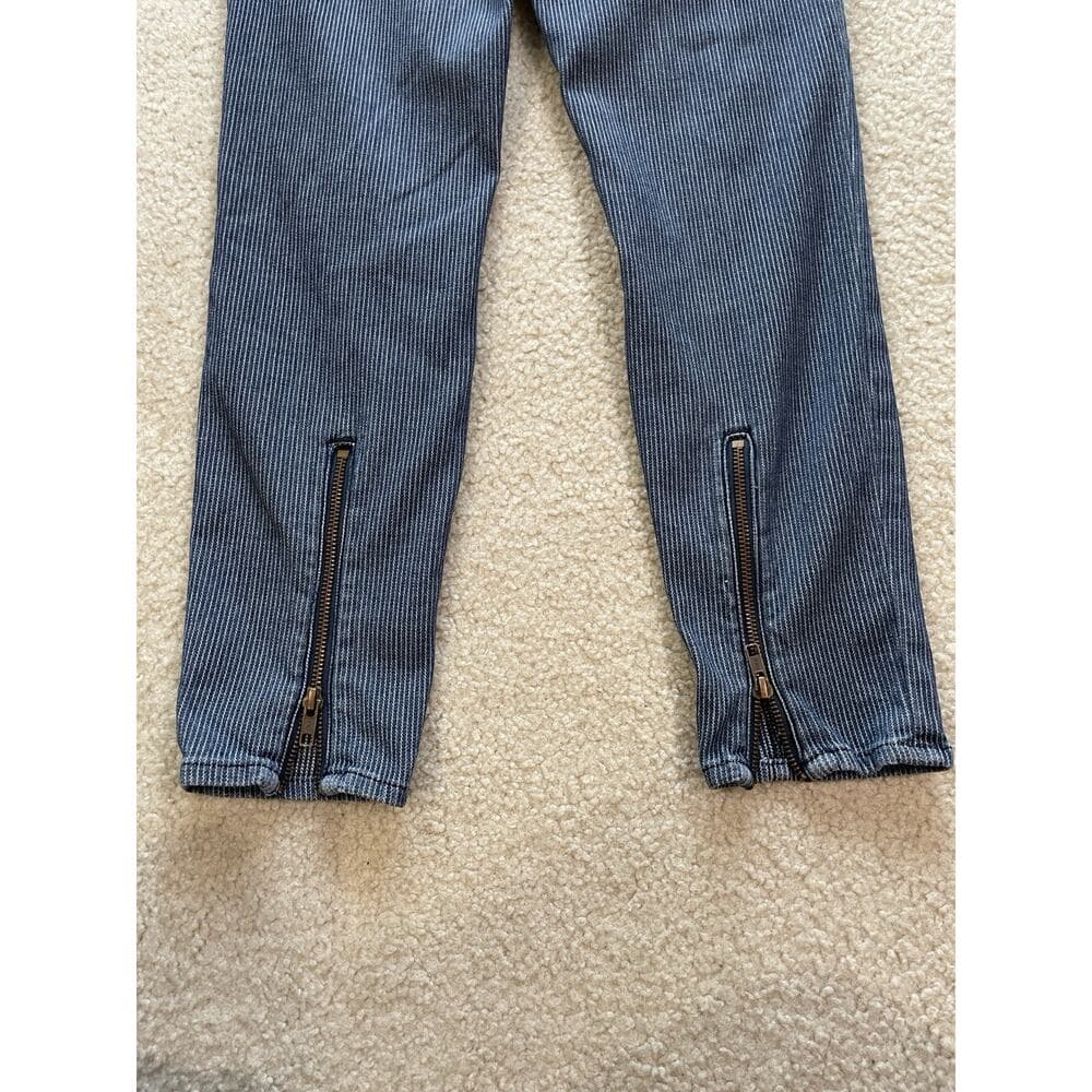 J Brand Womens Cass Vin Stripe w Zippers at Ankles Size 30 Preowned Excellent - Thumbnail 13