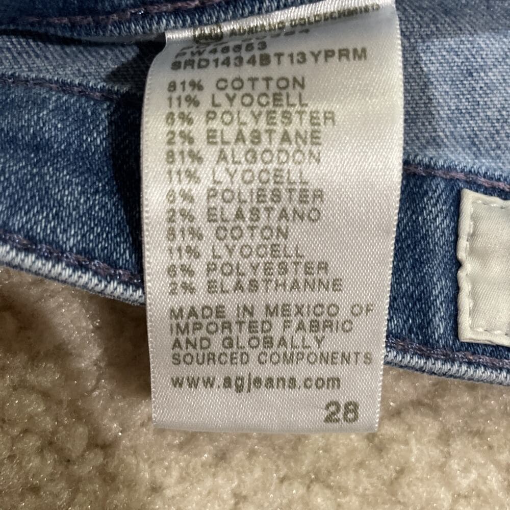 Adriano Goldschmeid Prima Cigarette Leg Womens Jeans Size 28 Blue - Thumbnail 6