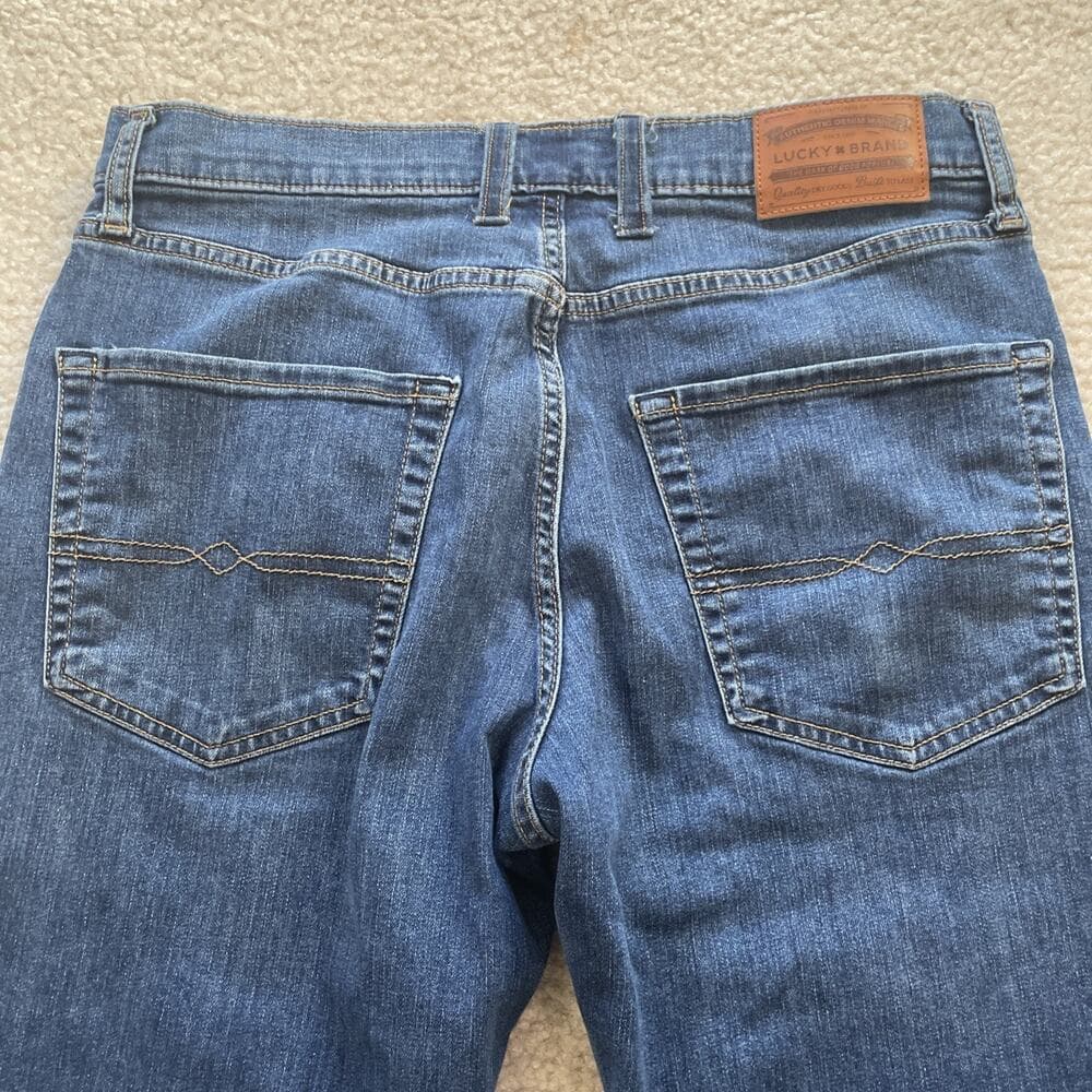 Lucky Brand Jeans Mens 32x30 Athletic Straight Blue Preowned Good - Thumbnail 6