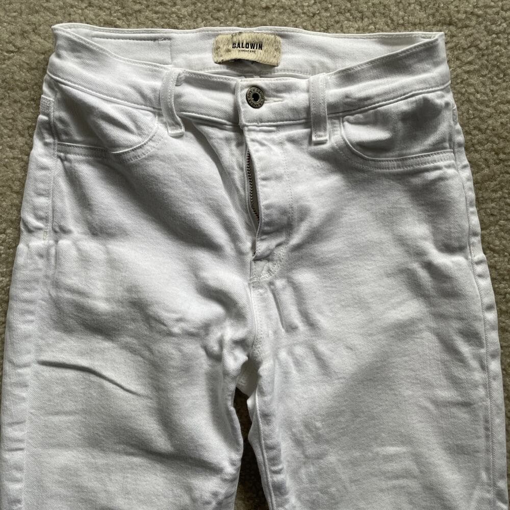 Baldwin Kansas City White Jeans Womens Size 26 Stretch Preowned - Thumbnail 14