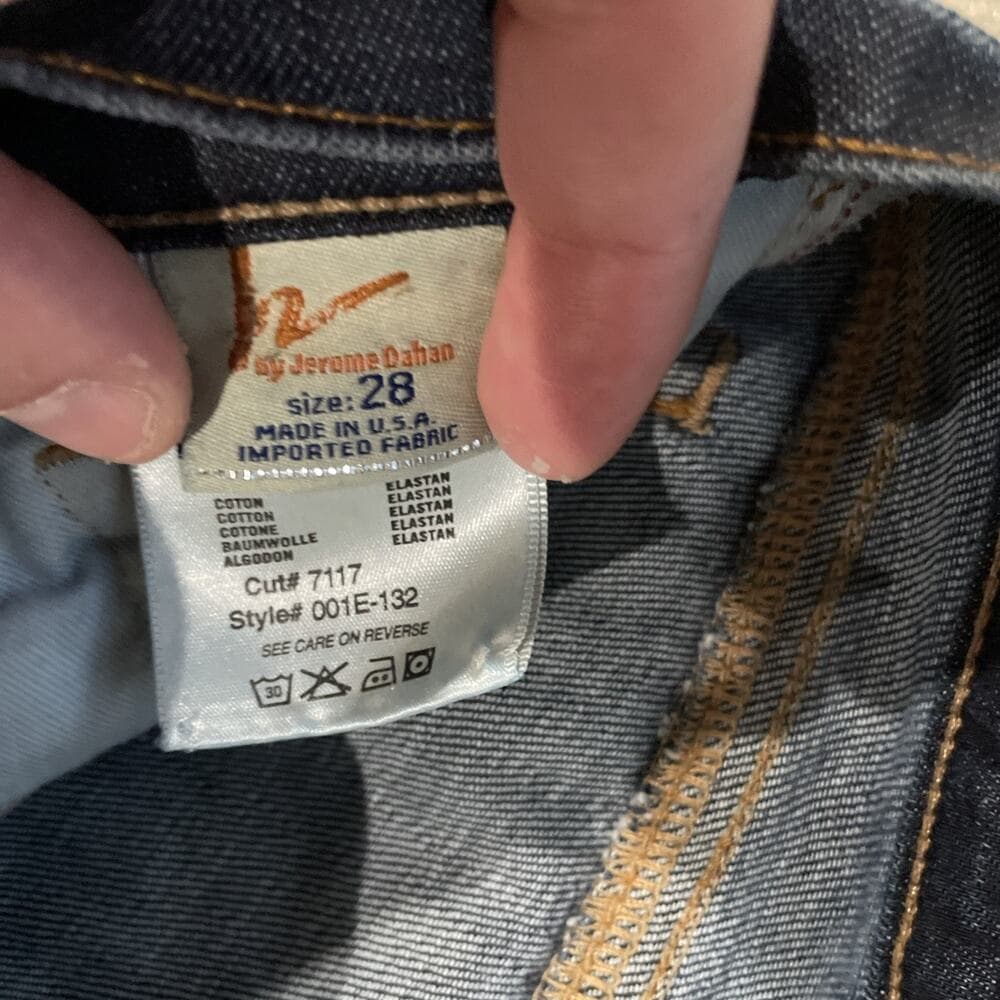 Citizens Of Humanity Womens Jeans Kelly 001 Low Waist Bootcut Size 28 Distressed - Thumbnail 6