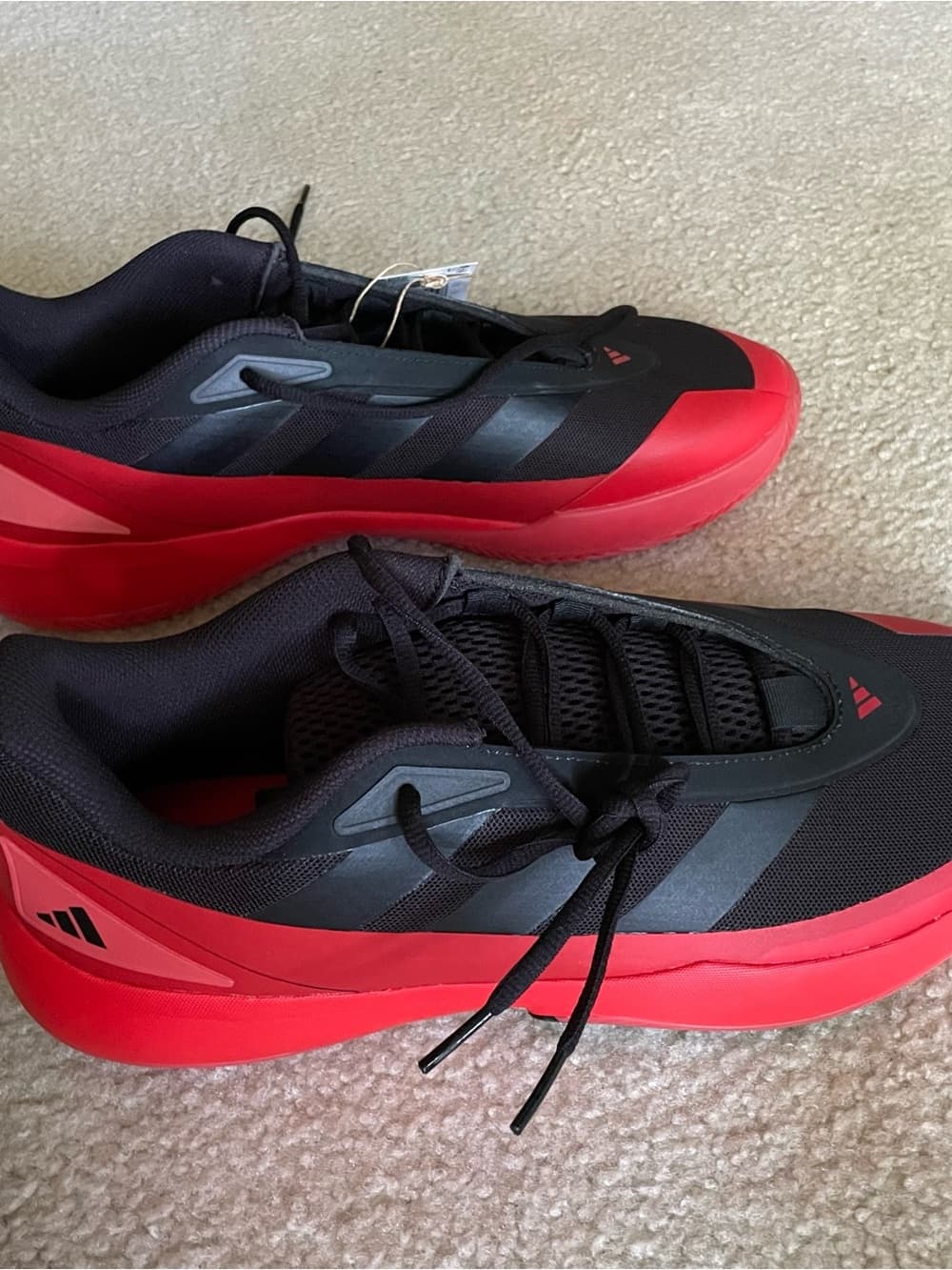 Adidas Subzone Basketball Black Red Carbon Athletic Sneakers Men’s Size 13 NWT - Thumbnail 3
