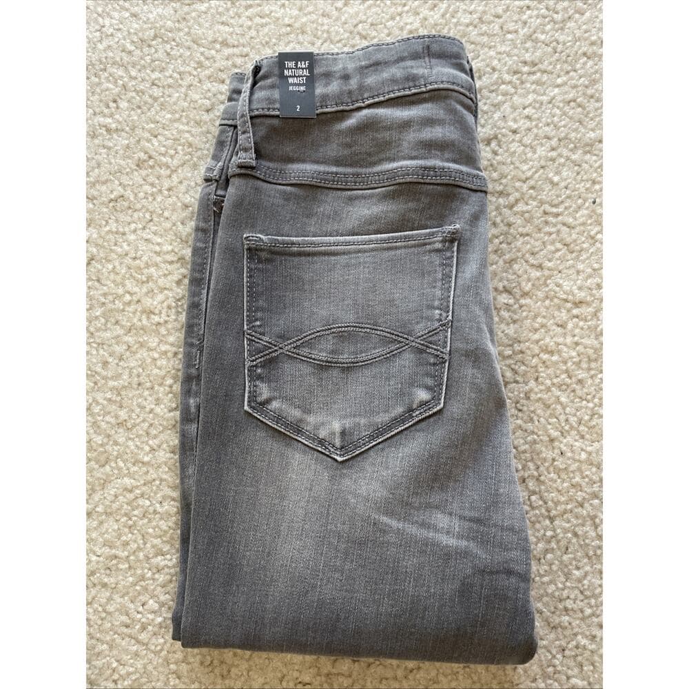 Abercrombie & Fitch Pant Jeggings Womens Size 2 W26 Grey Stretch Brand New WTags - Thumbnail 14