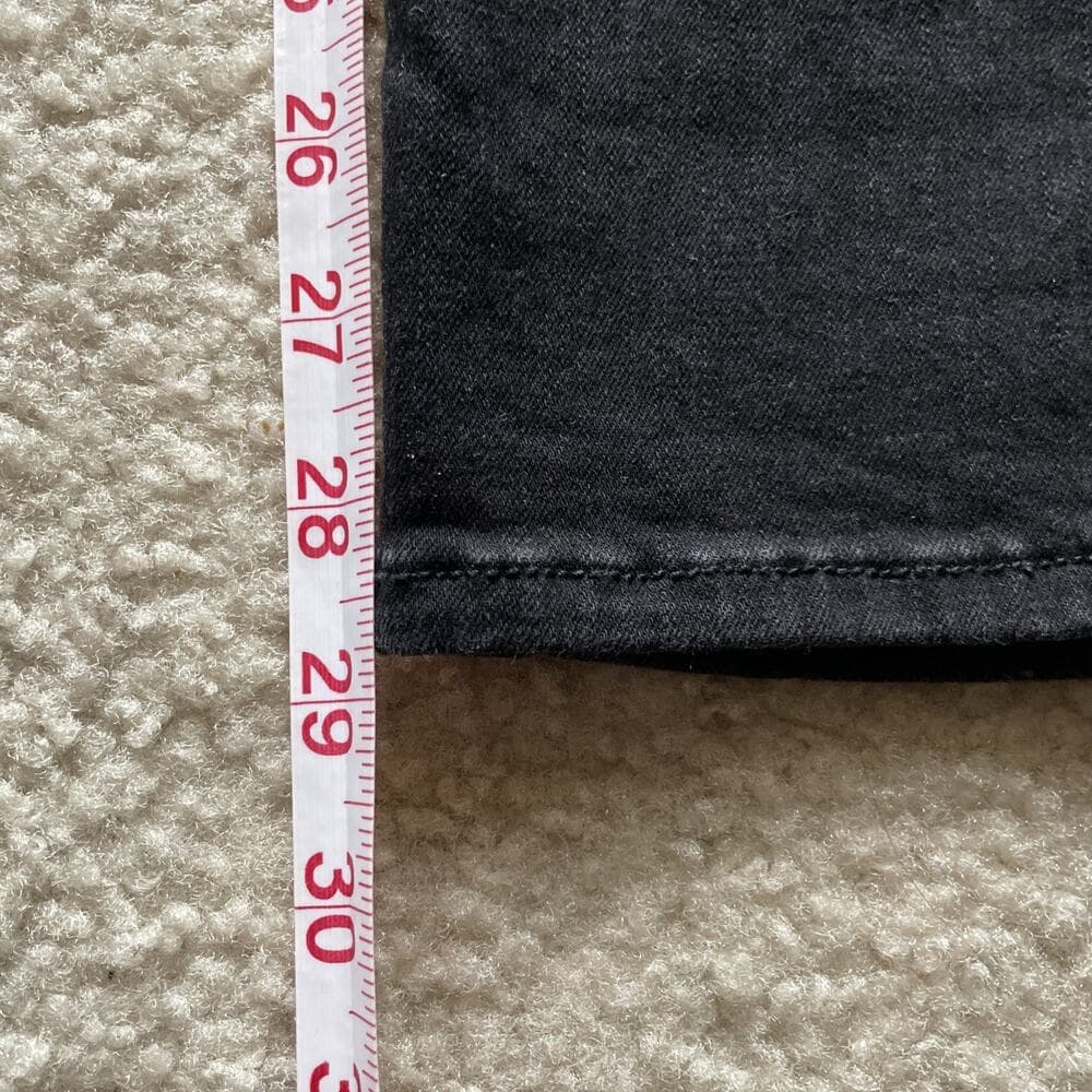 MOTHER Jeans High Waisted Rider Ankle Women's 31 Black "Not Guilty" Straight Leg - Thumbnail 3