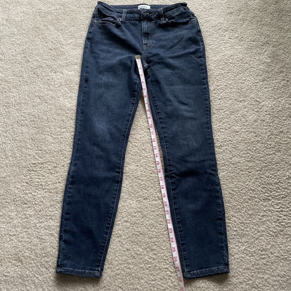 Pistola Womens Jeans Size 28 Dark Blue Preowned Excellent - Thumbnail 6