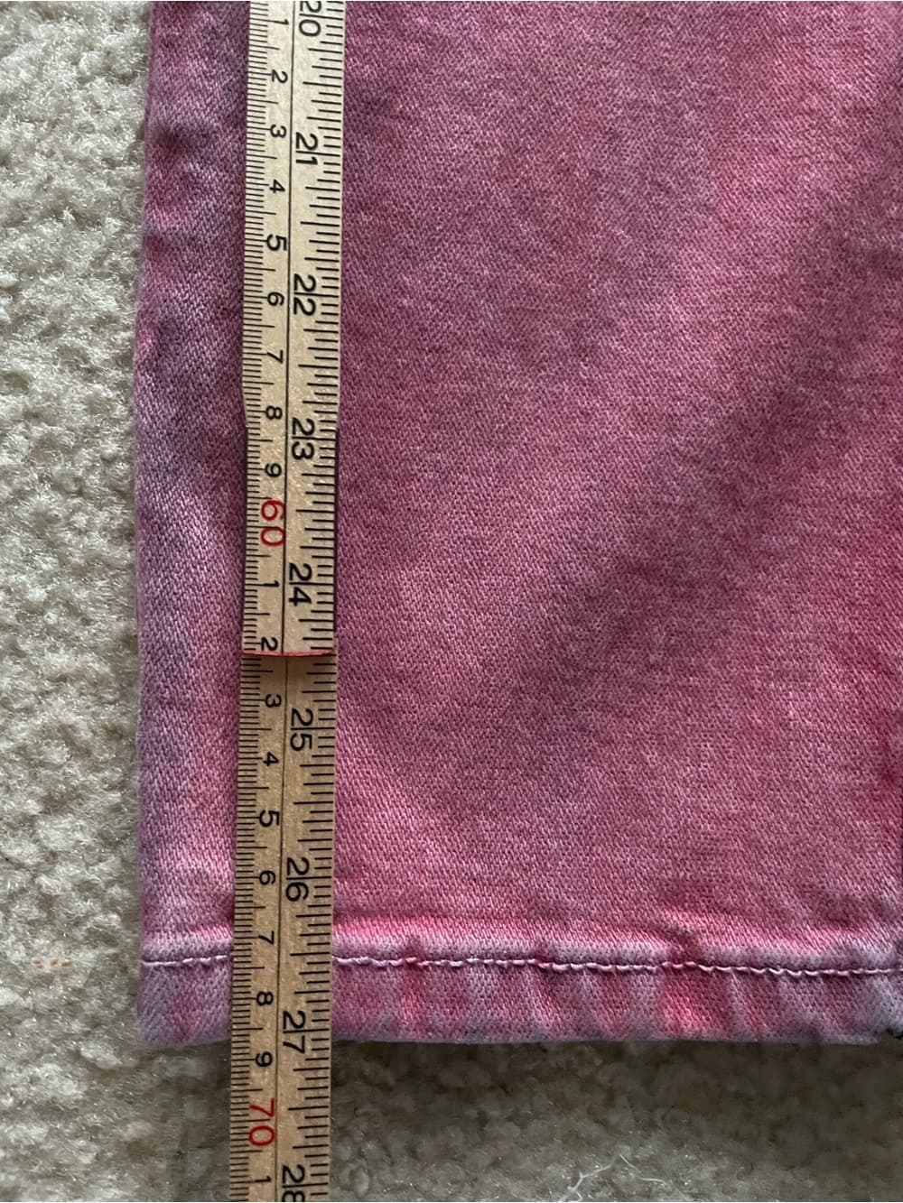 Jordache Women's Skinny Vintage Acid-Blue Jeans with Red Size 31 - Thumbnail 6
