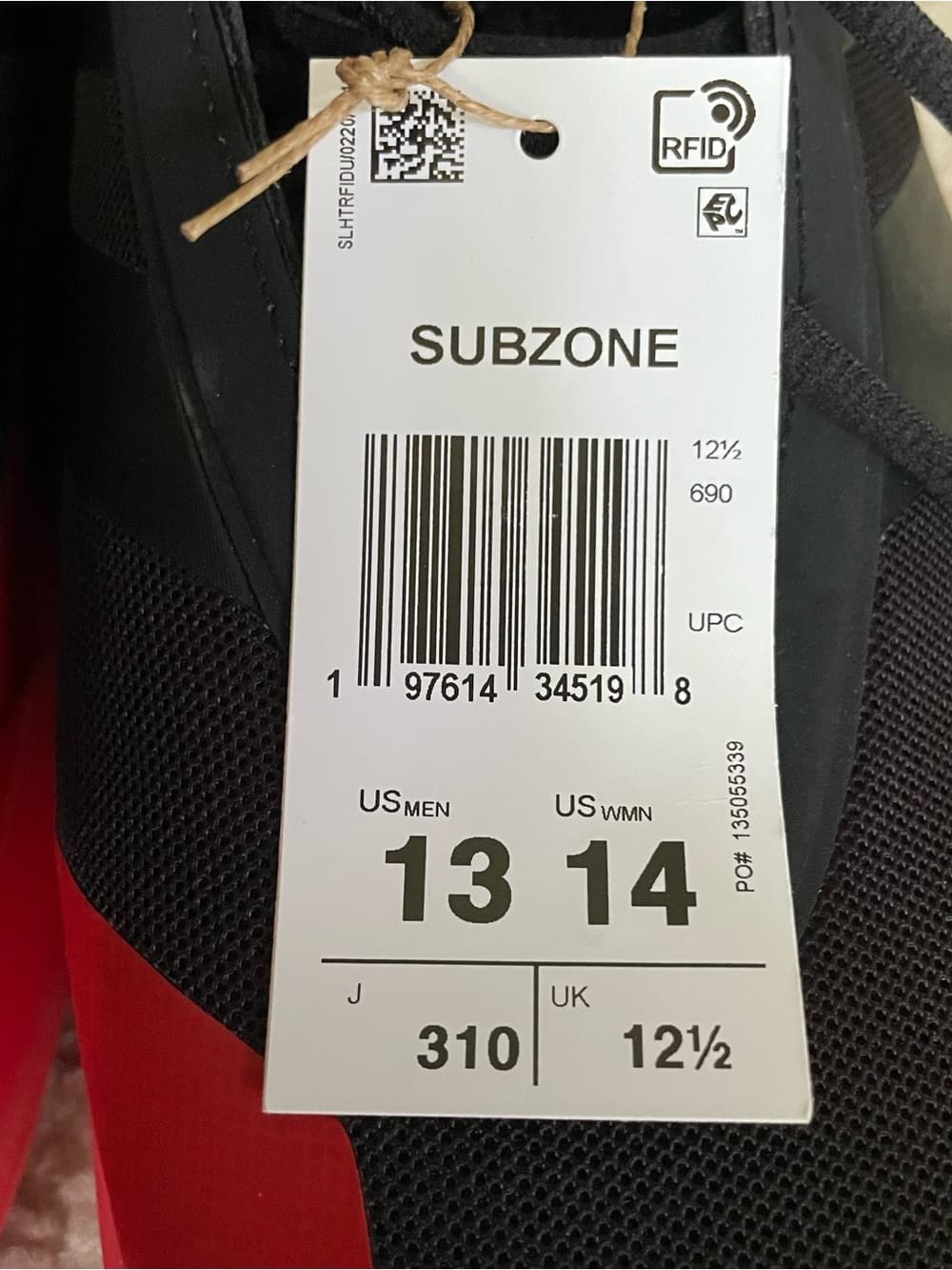 Adidas Subzone Basketball Black Red Carbon Athletic Sneakers Men’s Size 13 NWT - Thumbnail 8