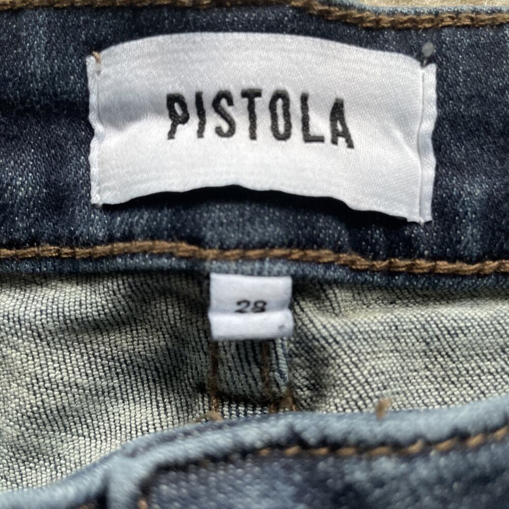 Pistola Womens Jeans Size 28 Dark Blue Preowned Excellent - Thumbnail 2