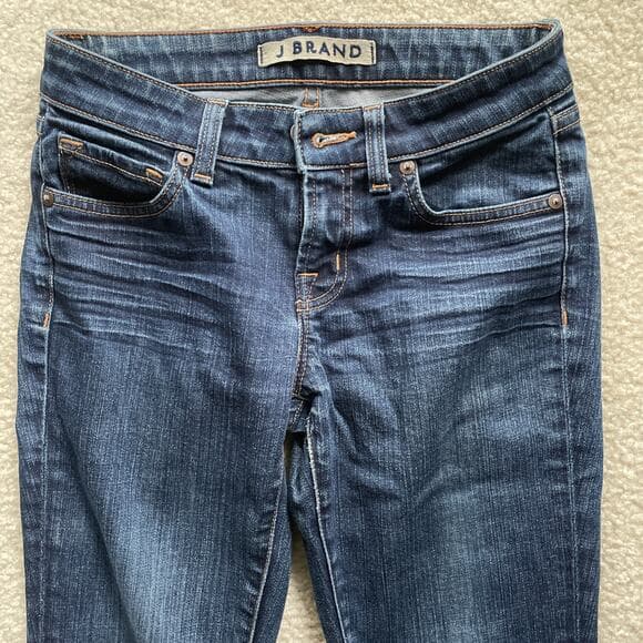 J Brand Womens Blue Jeans Size 24 Ink Preowned Excellent - Thumbnail 11