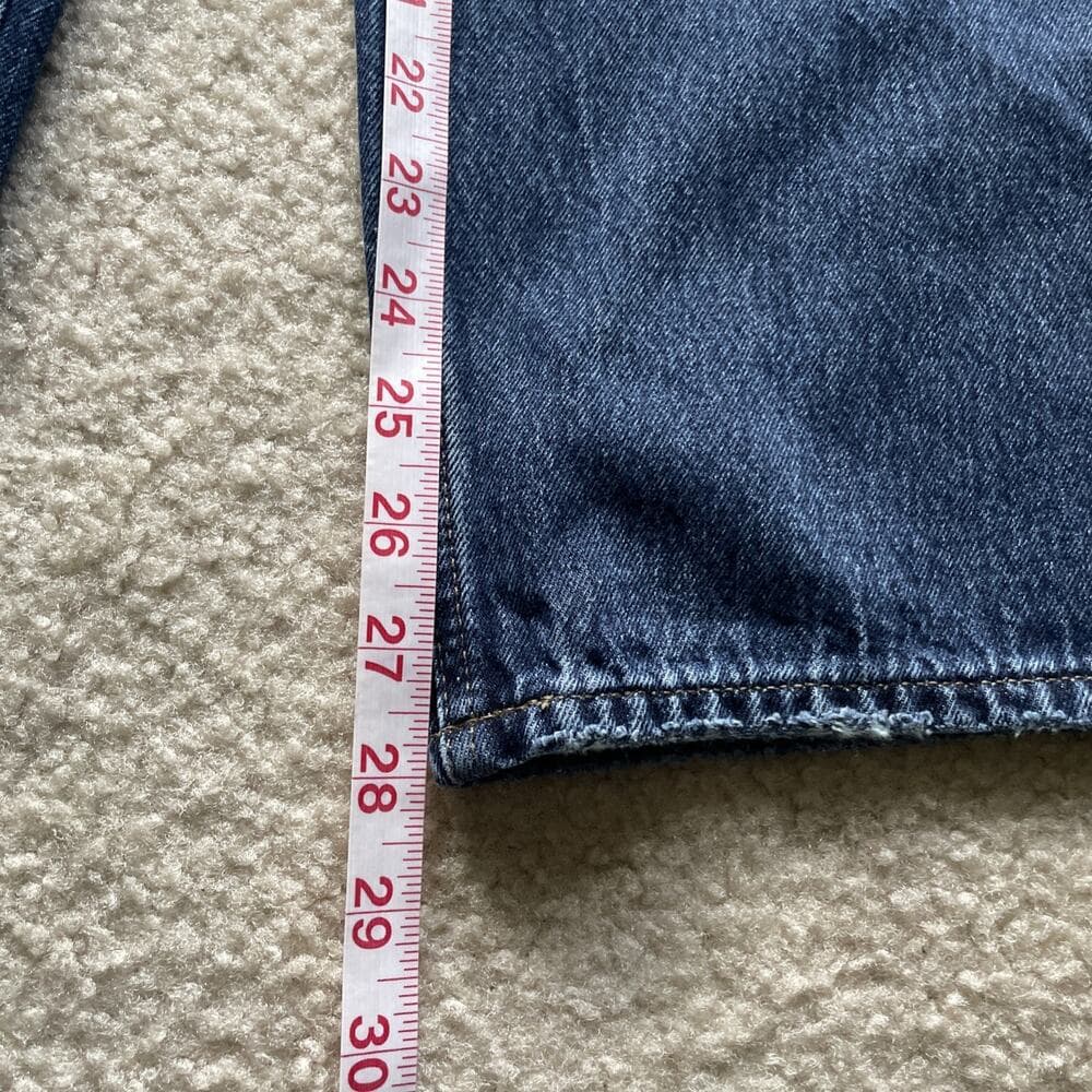J Crew 90s Vintage Baggy Blue Jeans Womens Size 28 Preowned - Thumbnail 4