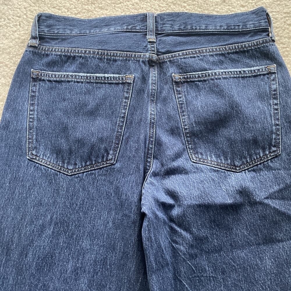 J Crew 90s Vintage Baggy Blue Jeans Womens Size 28 Preowned - Thumbnail 6