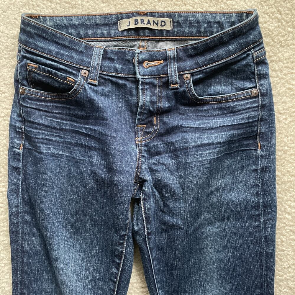 J Brand Womens Blue Jeans Size 24 Ink Preowned Excellent - Thumbnail 10