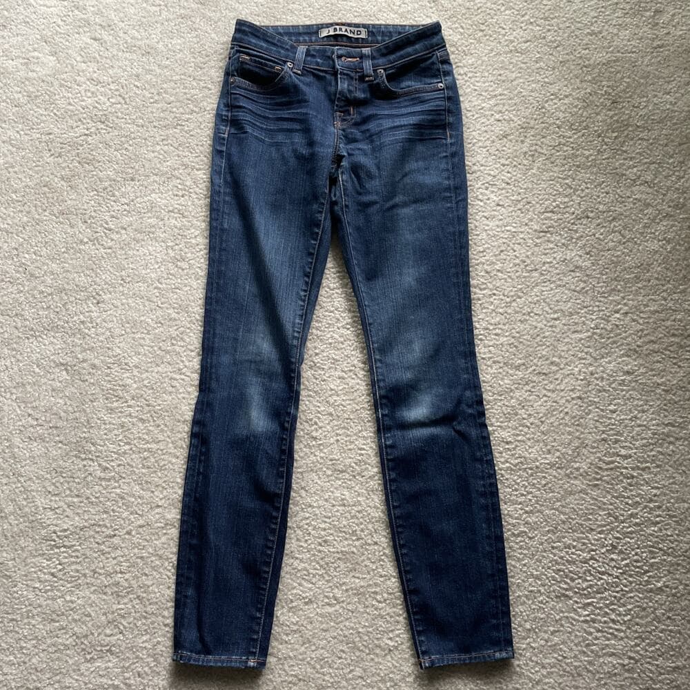 J Brand Womens Blue Jeans Size 24 Ink Preowned Excellent - Thumbnail 2