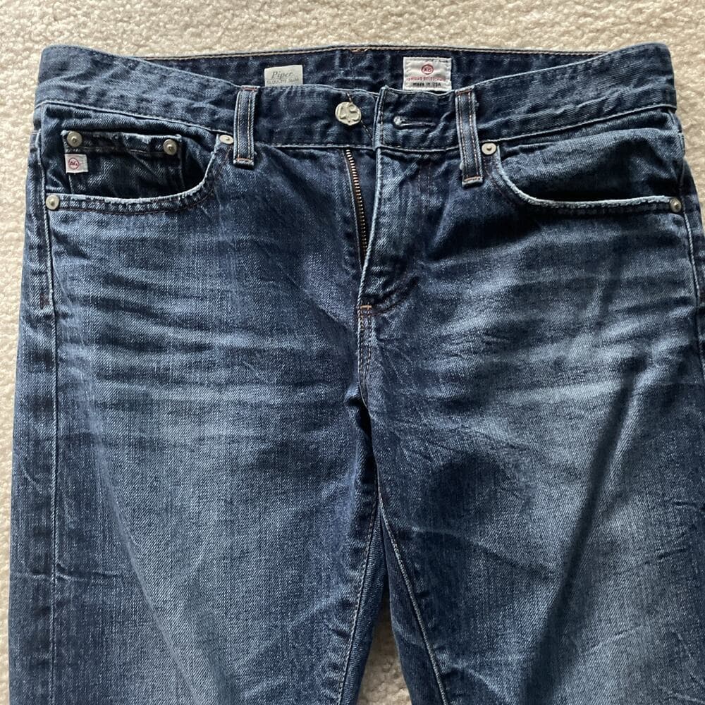 Adriano goldschmeid Piper Slouchy Slim Blue Jeans Womens Size 27 R - Thumbnail 9