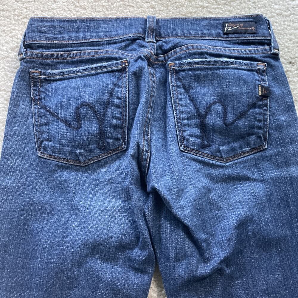 Citizens Of Humanity Dita Petite Bootcut Blue Jeans Womens Size 26 - Thumbnail 6