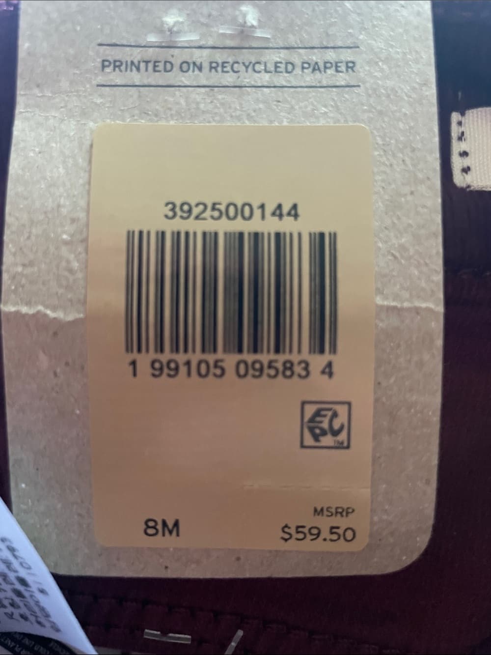 Levi's Classic Straight Leg Burgundy Corduroy Jeans Women’s Size 8 (29x30) NWT - Thumbnail 6